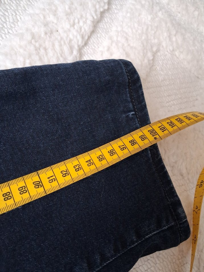 erkek Lacivert Normal Kesim Kot Pantolon - Görsel 4