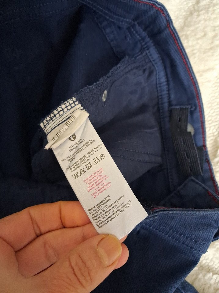 u.s polo orjinal Erkek Lacivert  Regular Fit Denim Pantolon - Görsel 5