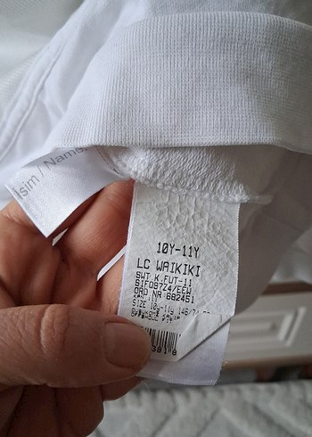 kız erkek çocuk Beyaz Fermuarlı Sweatshirt - Görsel 6