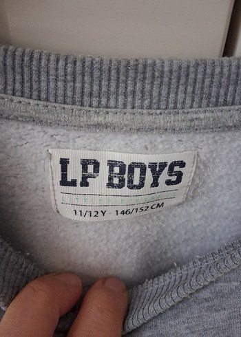 Gri Baskılı Erkek Çocuk Sweatshirt - Görsel 6