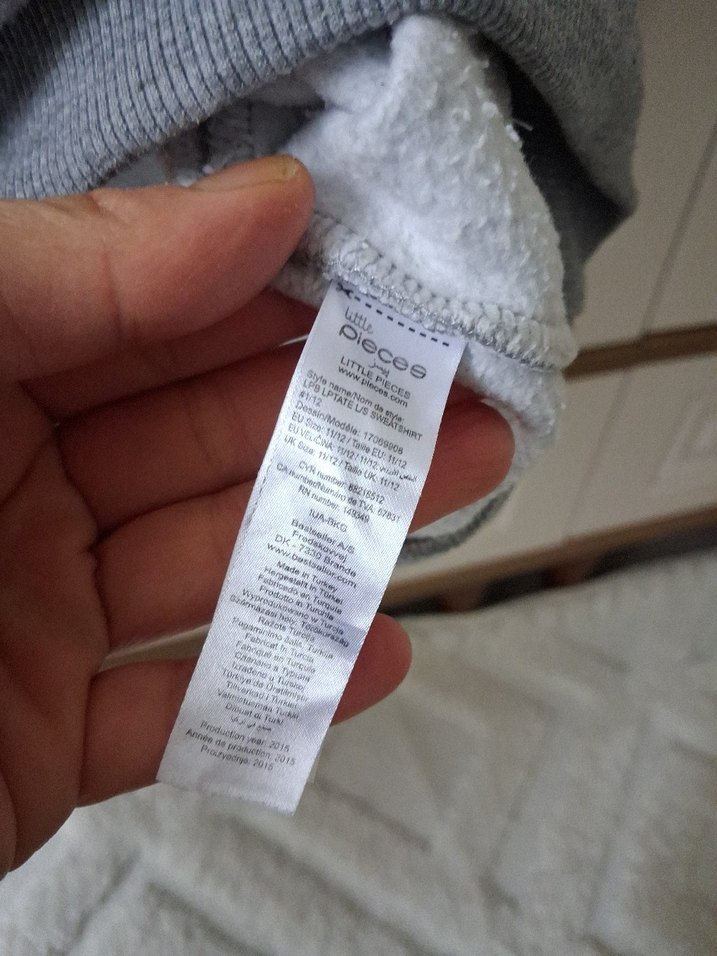 Gri Baskılı Erkek Çocuk Sweatshirt - Görsel 4