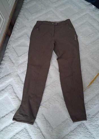 Decathlon Fouganza Erkek Binicilik Pantolonu - Koyu kahve - Görsel 2