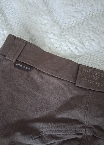 Decathlon Fouganza Erkek Binicilik Pantolonu - Koyu kahve - Görsel 8