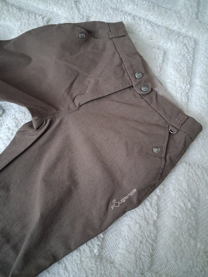 Decathlon Fouganza Erkek Binicilik Pantolonu - Koyu kahve - Görsel 5