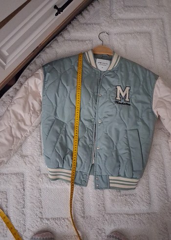 Düğmeli Kadın Pastel Bomber Ceket - Görsel 8