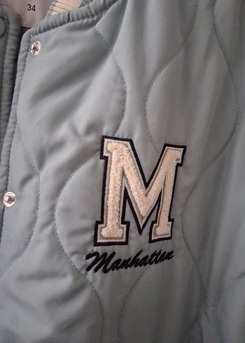 Düğmeli Kadın Pastel Bomber Ceket - Görsel 2