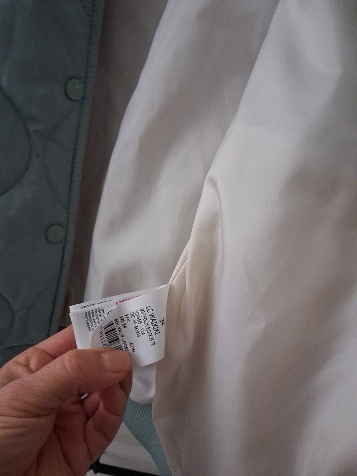 Düğmeli Kadın Pastel Bomber Ceket - Görsel 4