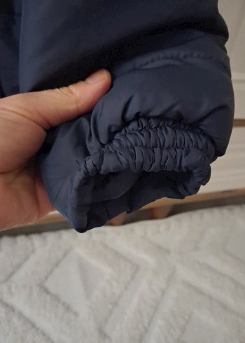 Düğmeli Erkek Çocuk lacivert Mont - Görsel 2