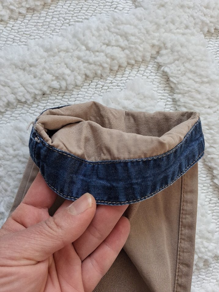 Bej Pamuklu Kemerli Erkek Pantolon - Görsel 3