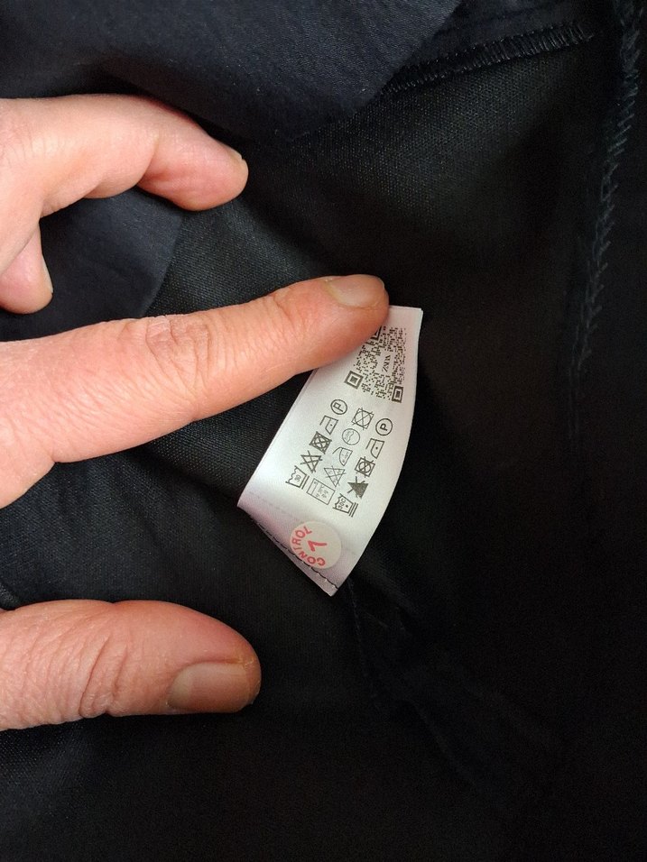 Zara Siyah Kısa Kollu Keten Bluz - Görsel 4