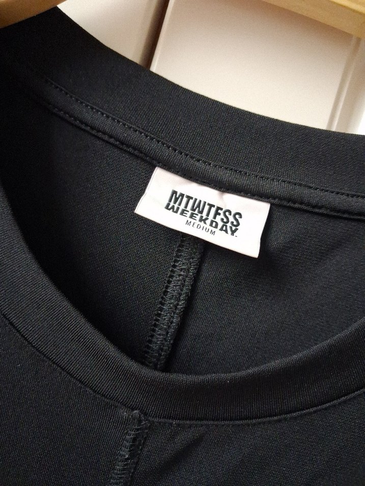 Siyah Kadın Uzun Kollu Keten Sweatshirt - Görsel 2