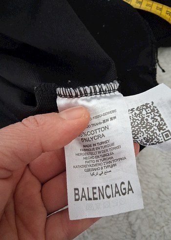 Balenciaga Siyah Pamuklu Sweatshirt - Görsel 8