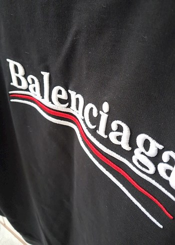 Balenciaga Siyah Pamuklu Sweatshirt - Görsel 7