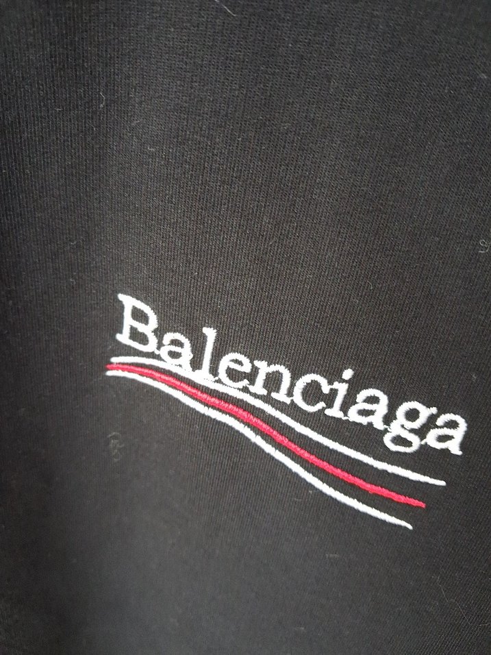 Balenciaga Siyah Pamuklu Sweatshirt - Görsel 2