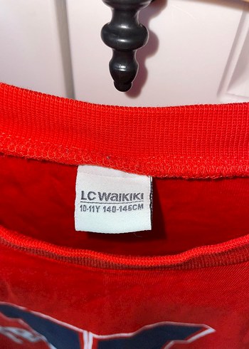 Kırmızı Baskılı Erkek Çocuk Sweatshirt - Görsel 4