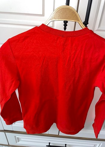 Kırmızı Baskılı Erkek Çocuk Sweatshirt - Görsel 2