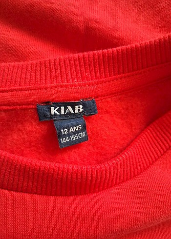 Kırmızı Baskılı erkek çocuk Sweatshirt - Görsel 8