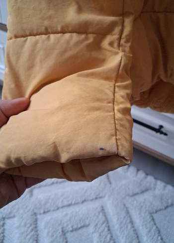 Sarı Midi Kadın Kışlık Mont - Görsel 6