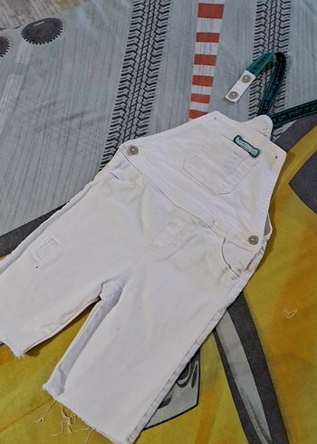 LC Waikiki Beyaz Erkek Çocuk Kısa Kol Tulum