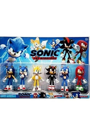 Sonic 6 lı figür oyuncak