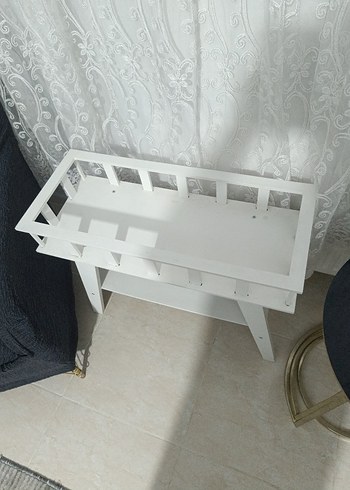 Diğer Beyaz Ahşap raf