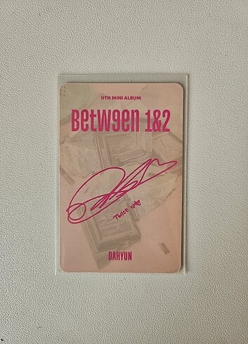 Dahyun Between 1&2 photocard