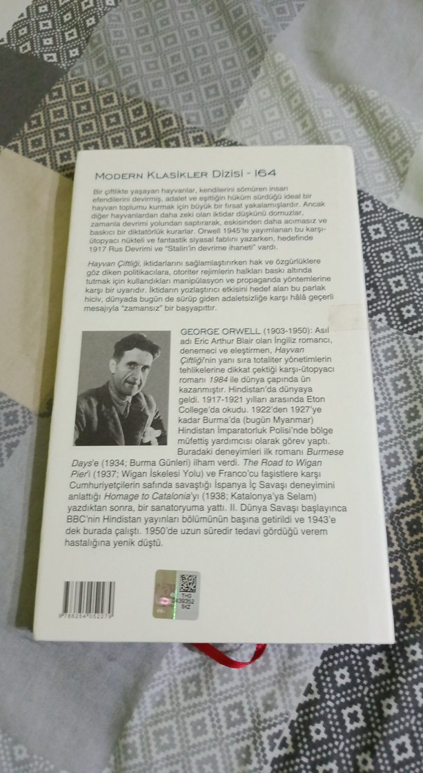 George Orwell - Hayvan Çiftliği Romanı ciltli - Görsel 2