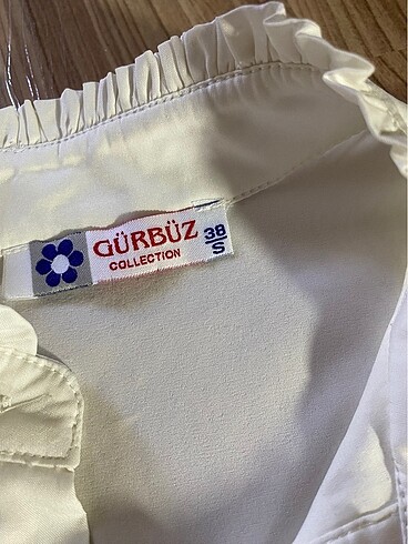 s Beden beyaz Renk Güpürlü gömlek