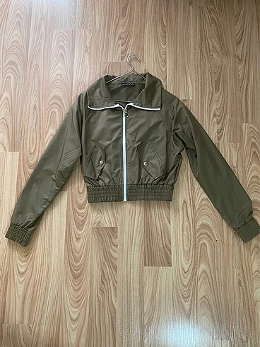 Crop ceket
