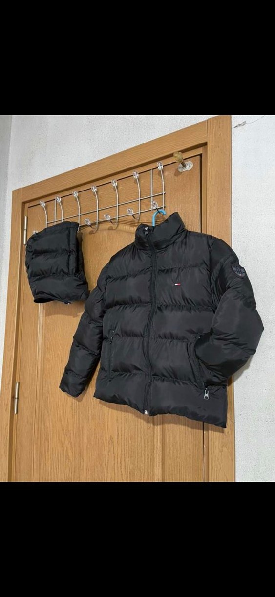 çocuk kalın şişme mont beyaz 11 12 yaş - Görsel 4