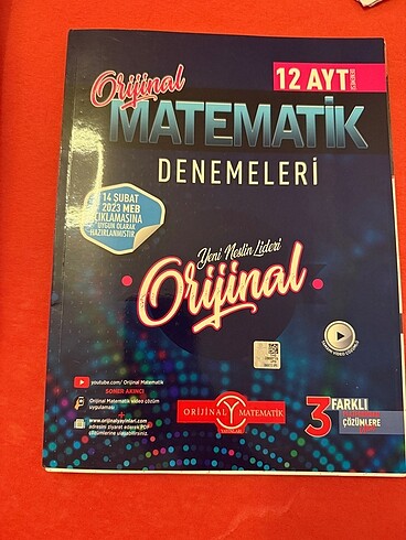 Orjinal matematik Ayt deneme