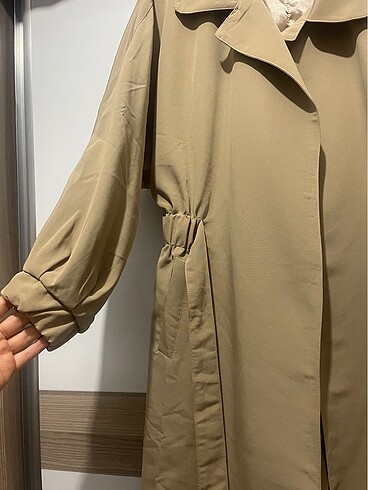 xxl Beden camel Renk Trençkot