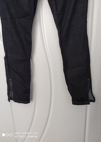 Diğer Kadın Lacivert Denim Fermuarlı Jean