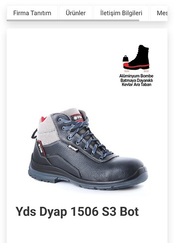 YDS ÇELİK BURUN İŞÇİ BOT - Görsel 10