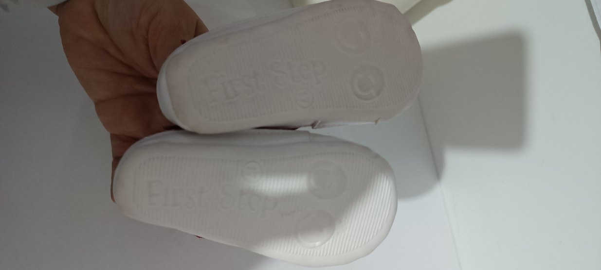 Kız Bebek Kırmızı İlk Adım Ayakkabısı - Görsel 4