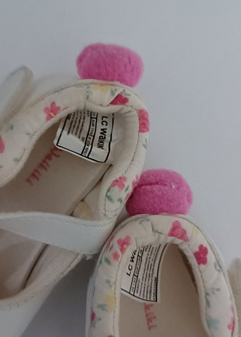 LCW Waikiki Kız Çocuk Beyaz Nakışlı Babet Ayakkabı - Görsel 2