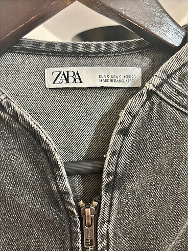 s Beden Zara Denim Elbise