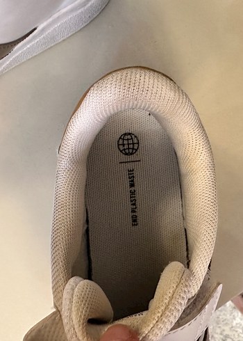 Beyaz çocuk Spor Ayakkabı Velcro Bantlı - Görsel 4