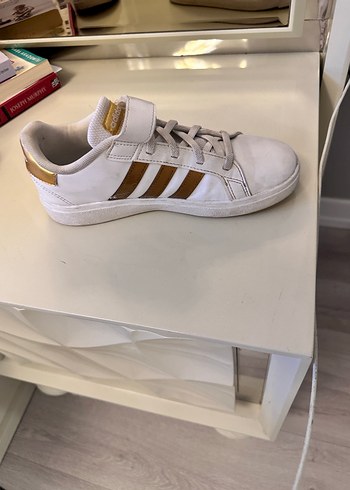 Beyaz çocuk Spor Ayakkabı Velcro Bantlı - Görsel 2