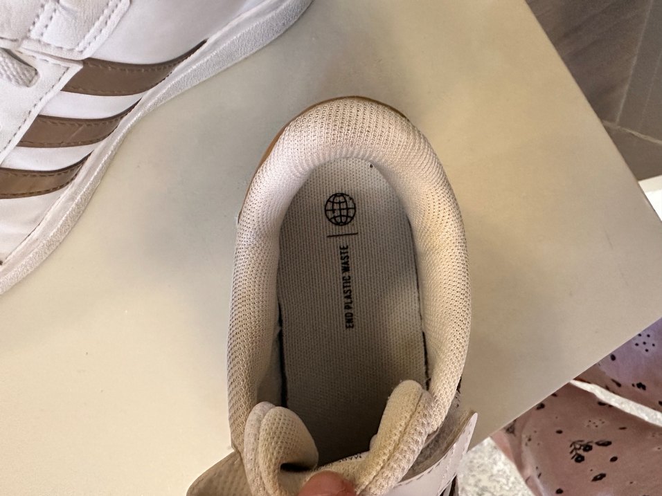 Beyaz çocuk Spor Ayakkabı Velcro Bantlı - Görsel 4