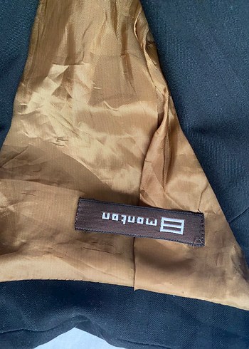 34 Beden Siyah Düğmeli Fitted Kadın Blazer