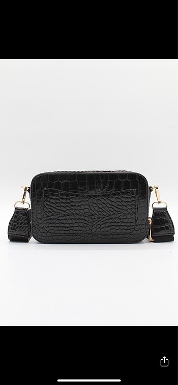 Marc Jacobs Kroko Desenli Siyah Çanta