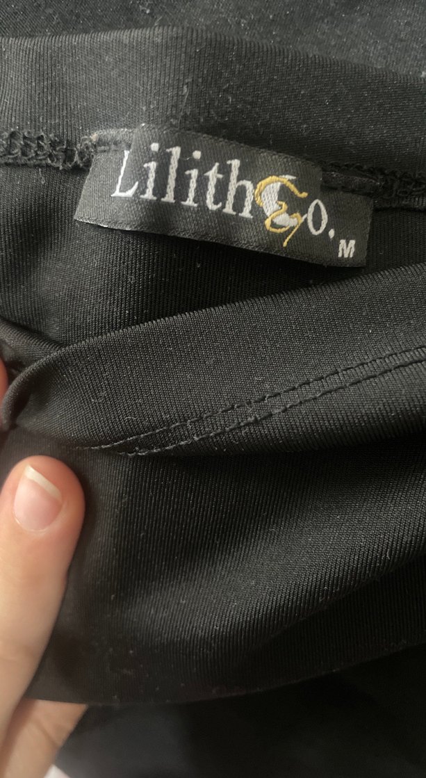 Siyah Straplez Uzun Kollu Crop Top - Görsel 3