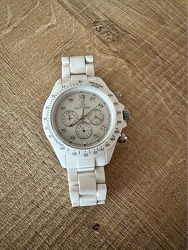 Toy Watch Beyaz Taşlı Saat