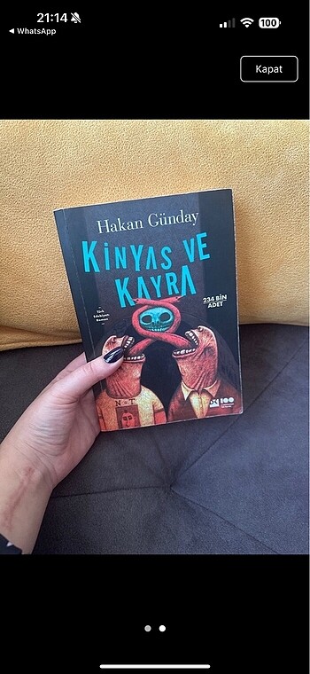Kitap Kinyas ve Kayra Hakan Günday