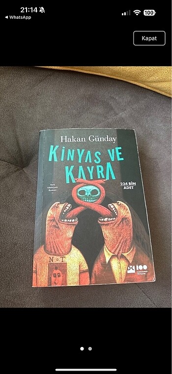  Kitap Kinyas ve Kayra Hakan Günday