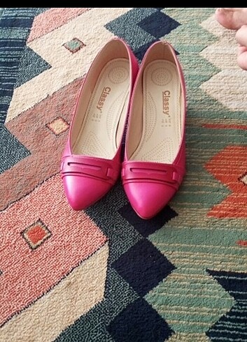 PEMBE ABİYE AYAKKABISI 
