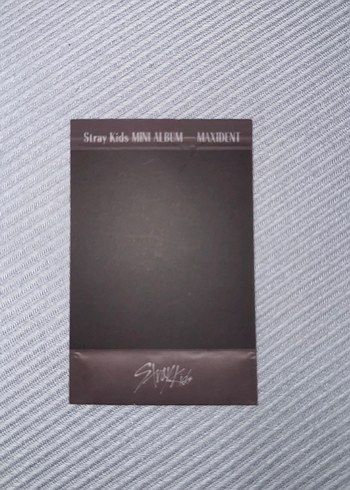 Zara stray kids skz seungmin maxident pc polaroid albüm photocard orj