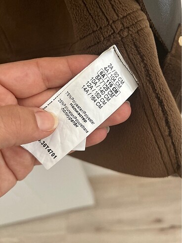 6 Yaş Beden Bg store kız çocuk deri yelek