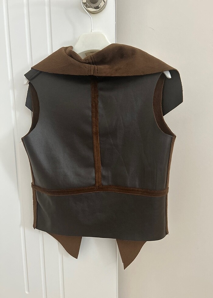 Bg  store kız çocuk deri yelek - Görsel 5